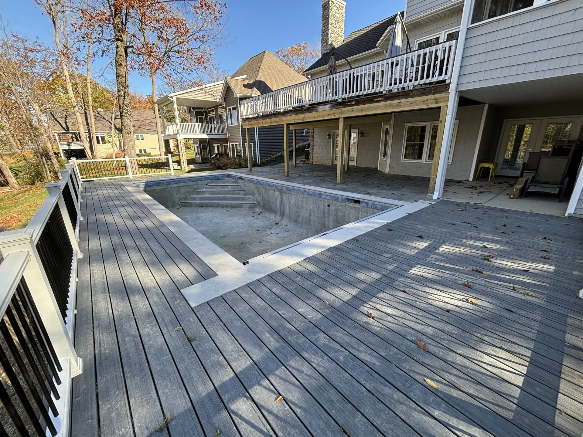 Pinehill Drive pool deck